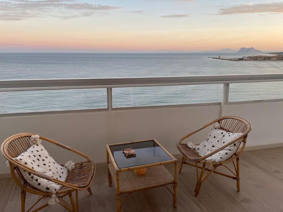 Maravilloso Apartamento En Primera Linea De Playa. Torreguadiaro Εξωτερικό φωτογραφία